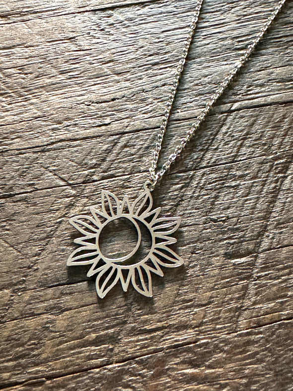 Sunflower Moon Necklace