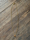 Polished Initial Necklace 18" Cable Chain