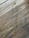 Polished Angel Wings Necklace 18" Cable Chain