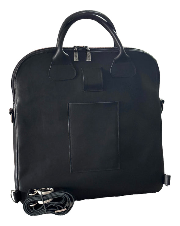 JC Tech Bag Convertible Briefcase/Backpack - Leather