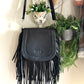 Steffie Leather Saddle Bag