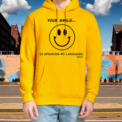 Your Smile Graphic Unisex Hoodie Mid-Heavy Weight Fleece