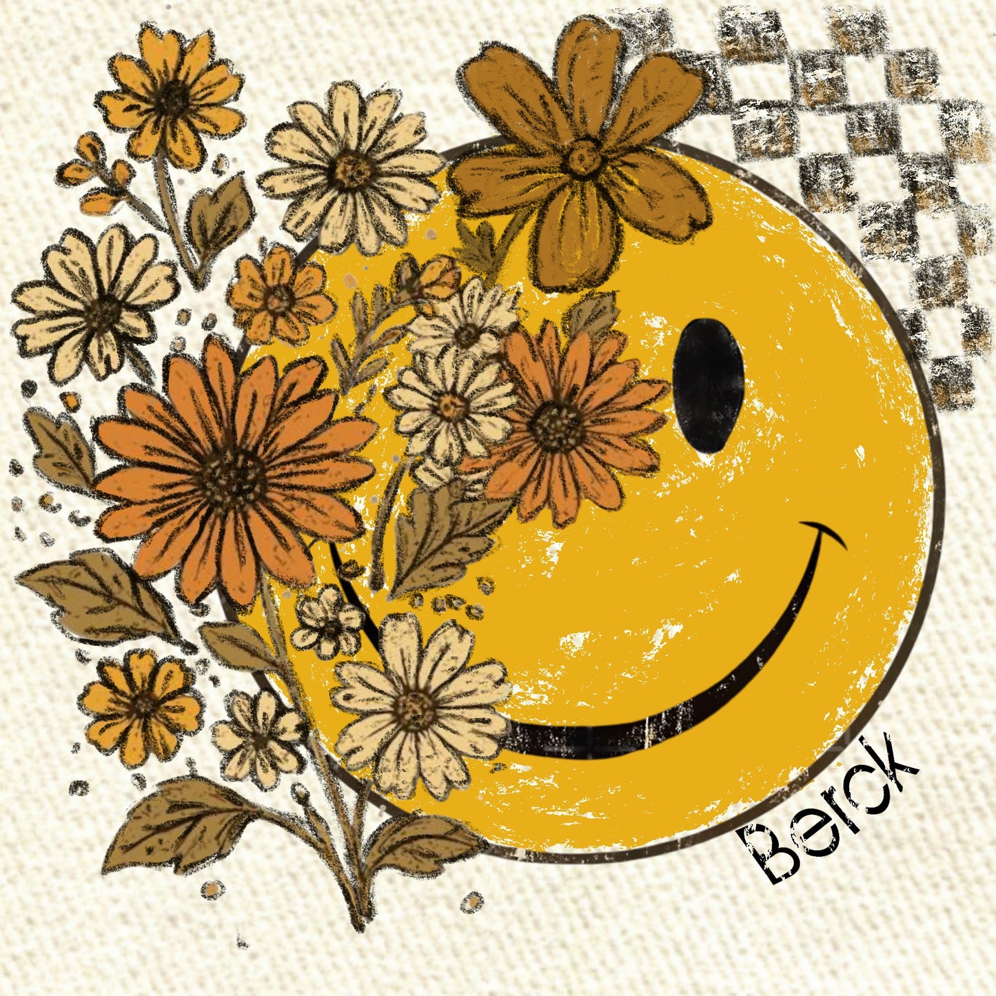Providence Smiles & Flowers Denim & Leather Crossbody/Tote MADE TO ORDER