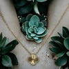 Diamond Cut Clover Necklace