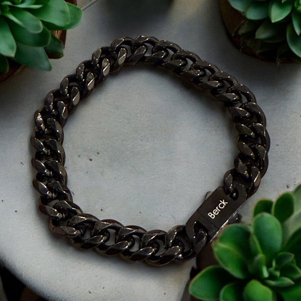 Unisex Chunky Cuban Curb Bracelet 8"