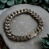 Unisex Chunky Cuban Curb Bracelet 8"