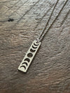 Moon Phase Drop Necklace
