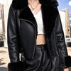 Limited Edition Faux Fur & Leather Moto Jacket