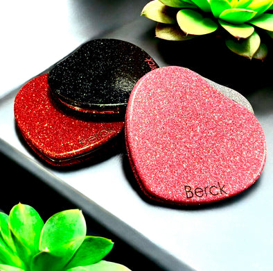 Compact Glitter Heart Mirror 😍