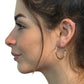 Hoop Earrings - 14K Gold or 925 Sterling Silver PVD Plated Stainless Steel (Multiple Sizes)