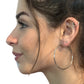 Hoop Earrings - 14K Gold or 925 Sterling Silver PVD Plated Stainless Steel (Multiple Sizes)