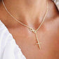 Waterproof Infinity Cross Necklace