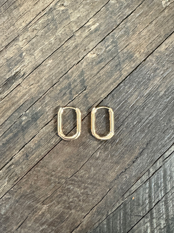 Huggie Hoop Earrings 16mm or 20mm Gold Filled 1/20