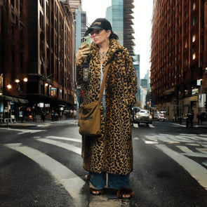 Limited Edition Cheetah Faux Fur Long Coat