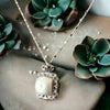 One-of-a-Kind Natural Freshwater Square Pearl Sterling Silver Necklace PREORDER