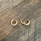 Huggie Hoop Earrings 16mm or 20mm Gold Filled 1/20