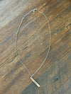 Cable Chain Necklace with Urn Vile 21" Stainless Steel