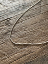 Mini 1mm Ball Chain Anklet 8.5"- 9.5" Adjustable 14k 1/20 Gold Filled or 925 Sterling Silver