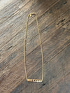 Moon Phase Bar 17” Necklace
