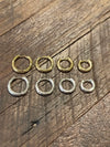 Huggie Chubby Hoop Earrings 18k Gold or 925 Sterling Silver Plated Brass