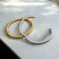 Beaded Bangle Bracelet (Hinged)
