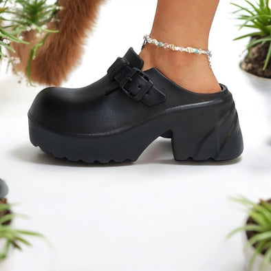 Berck Chunky Platform Waterproof Clog