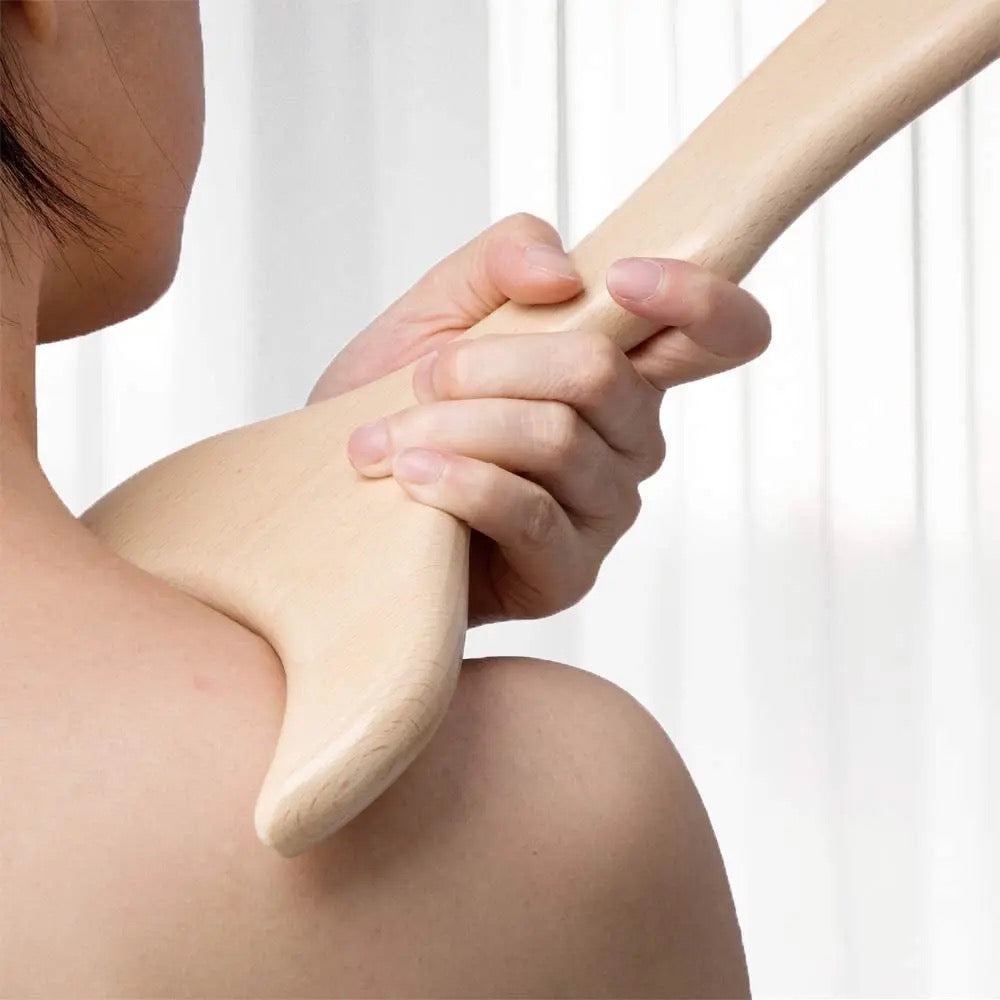 Berck Spa Collection Beech Wood Body Gua Sha Sculpting & Lymphatic Massager