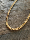 Cuban Curb Chain Tight Link Medium Necklace 18" or 20"