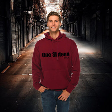 One Sixteen - Graphic Unisex Pullover Hoodie Mid-Heavy Weight Fleece