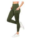 Activewear High Rise Leggings with Tech Pockets - Solid