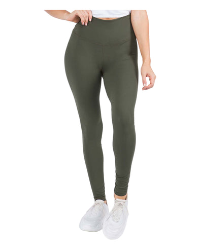 Loungewear Buttery Soft Medium Compression High Rise Leggings - Solid