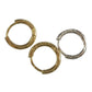 Huggie Hoop Earrings 12mm 14K Gold PVD Plated or 925 Sterling Silver PVD Plated