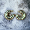 Puffy Hoop 14K Gold or 925 Sterling Silver Plated PRE-ORDER
