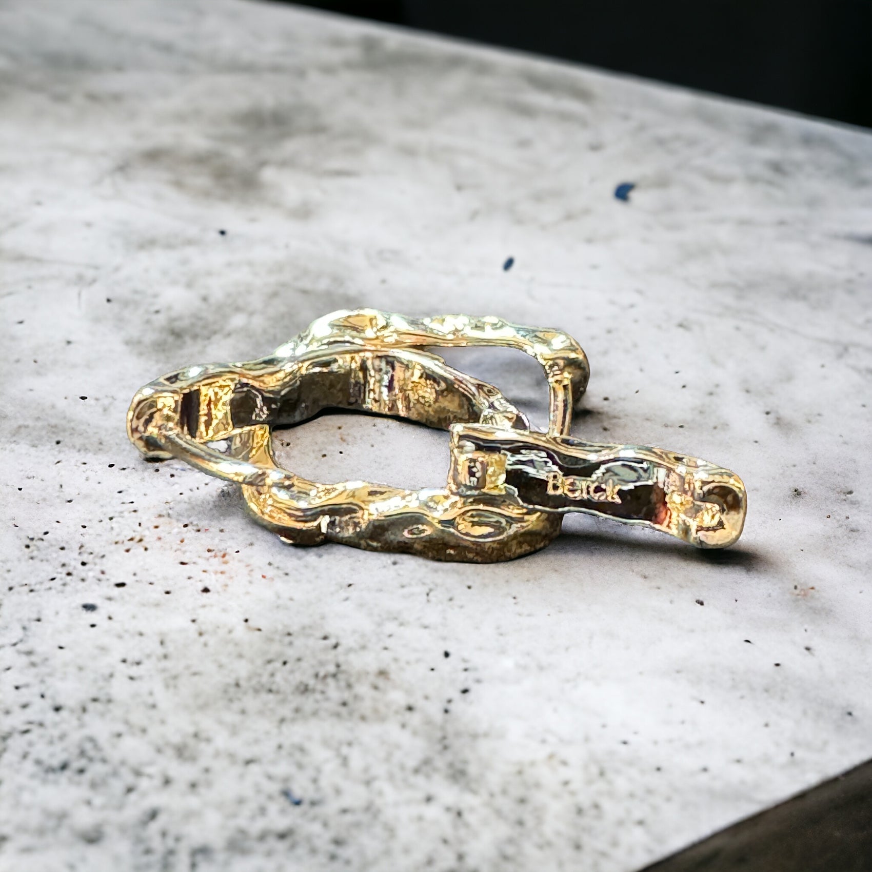 Organic Vine Huggie Earrings