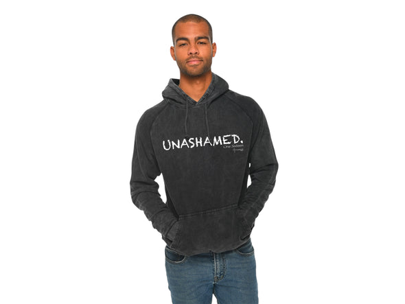 4hmnknd. UNASHAMED One Sixteen - Graphic Unisex Vintage Raglan Pullover Hoodie Mid-Weight Fleece