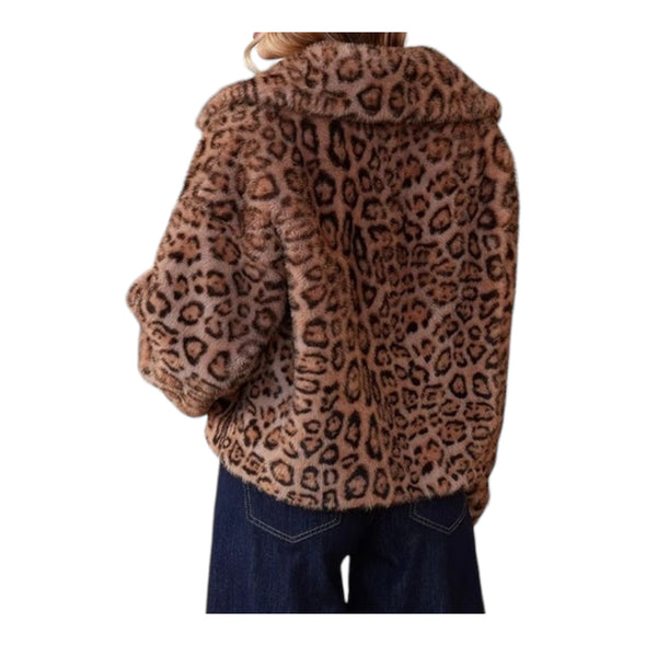 Limited Edition Cheetah Faux Fur Short Jacket