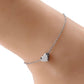 Waterproof Puffed Heart Anklet