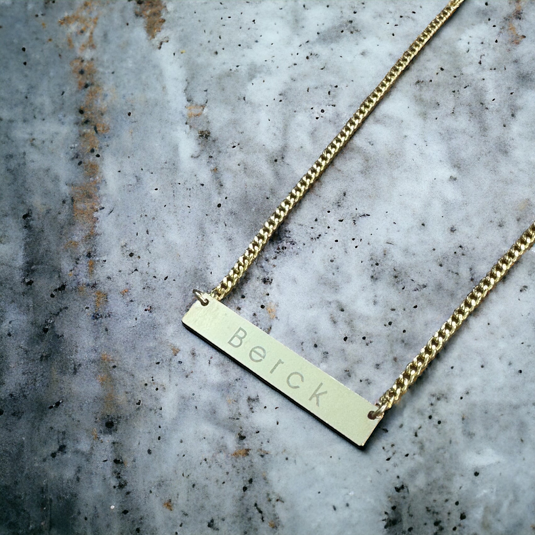4hmnknd Bar Logo Necklace Limited Edition