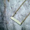 4hmnknd Bar Logo Necklace Limited Edition 14k Gold Filled