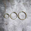 Charmed Hoop Earrings - 14K Gold or 925 Sterling Silver PVD Plated Stainless Steel (Multiple Sizes)