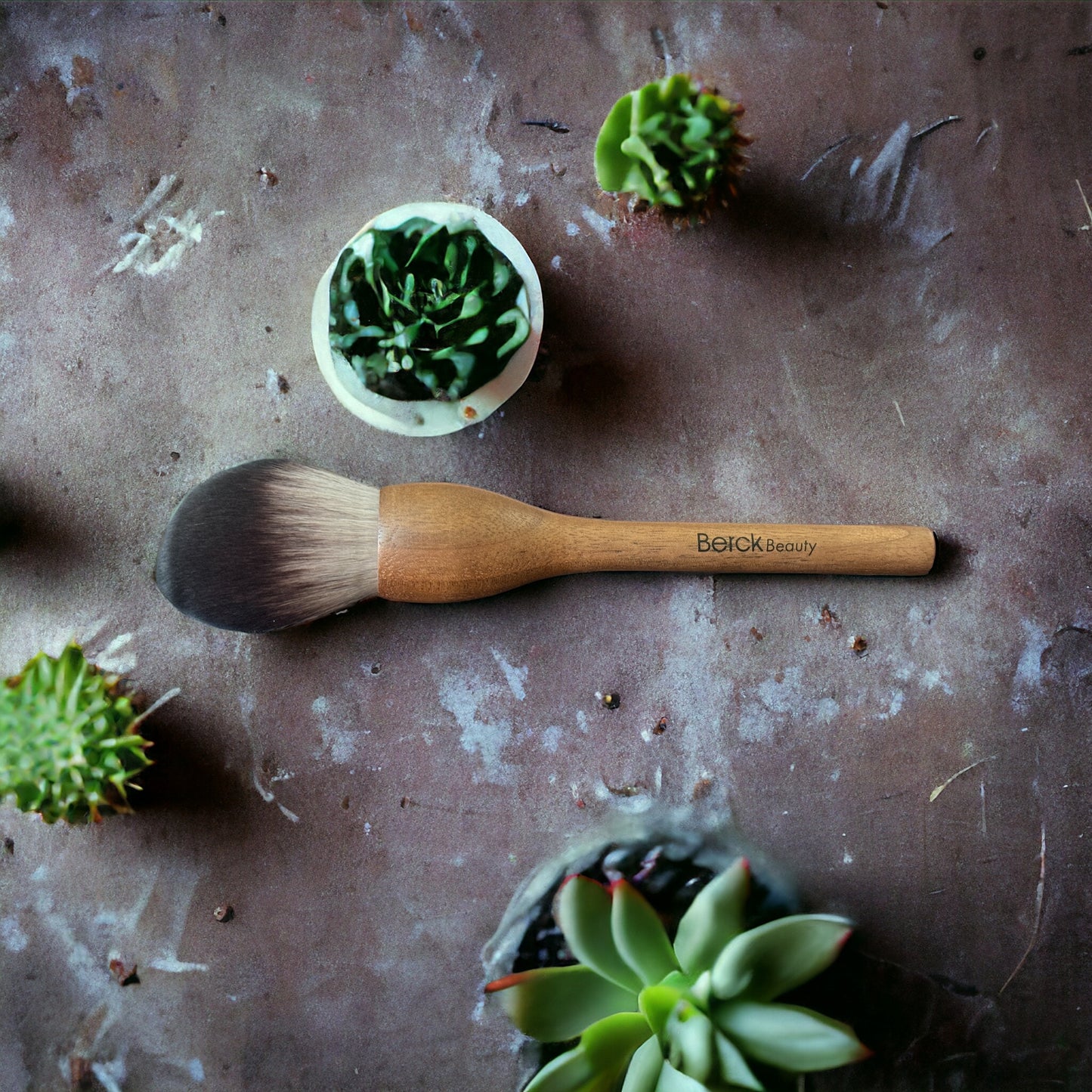 BB Luxury Makeup Brushes Walnut Wood Handles (Sold Individually)