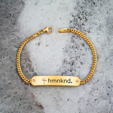 4hmnknd ID Bracelet with Moissanite Diamonds - Limited Edition PRE-ORDER