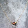 One-of-a-Kind Vintage Carnelian Bead Necklace 14k Gold Filled