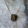 One-of-a-Kind Pyrite Stone with 14k Gold Filled Wrap Necklace