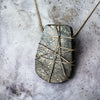 One-of-a-Kind Pyrite Stone with 14k Gold Filled Wrap Necklace