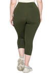 Buttery Soft Casual High Rise Capri Leggings (Available in Plus Size)