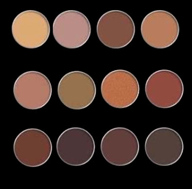 LIMITED EDITION Berck Beauty - 12 Pan Eyeshadow Palettes