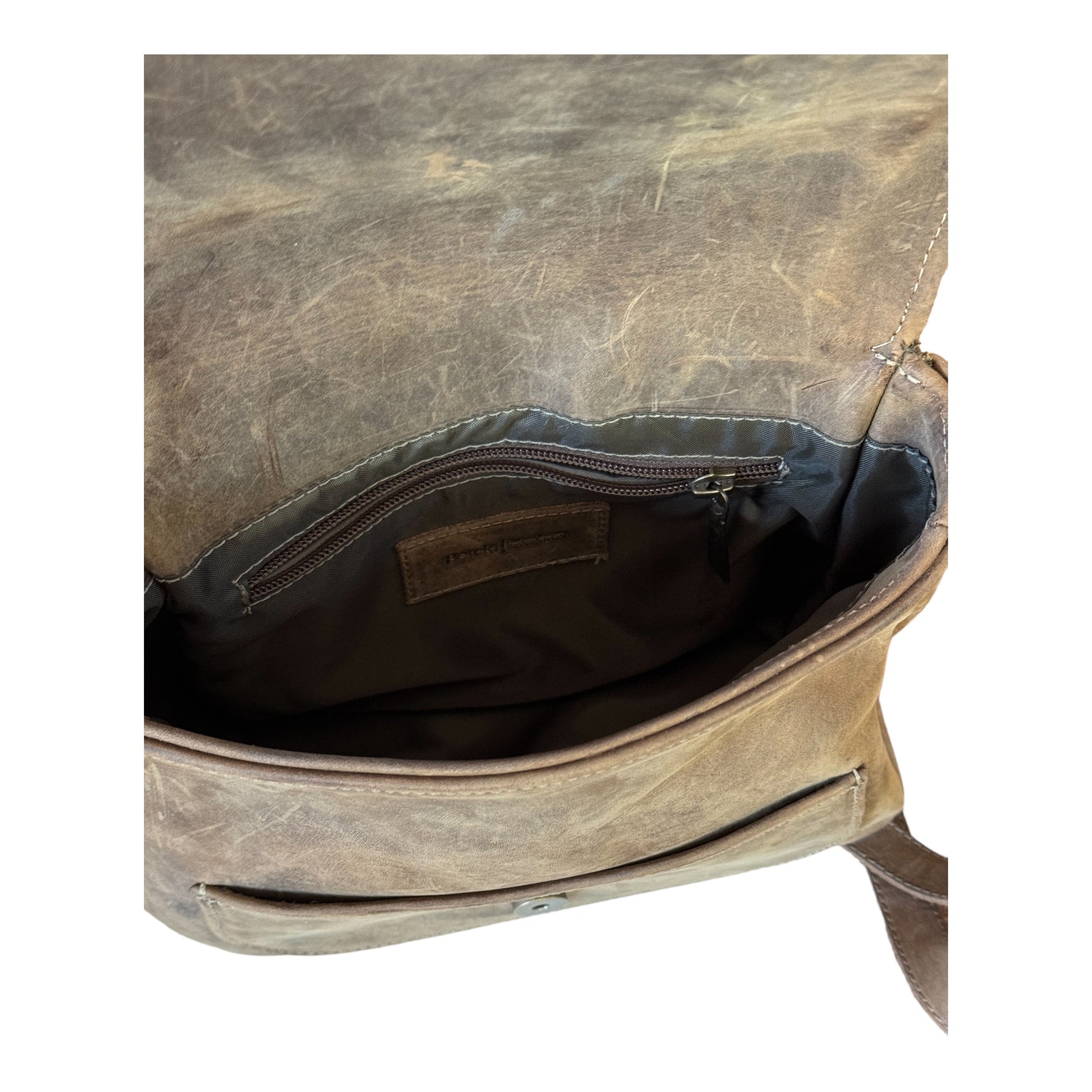 Steffie Leather Saddle Bag