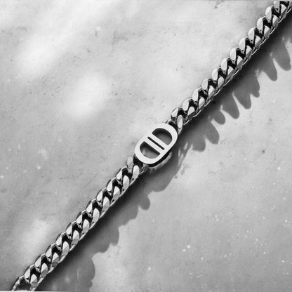 Modern Chunky Cuban Curb Necklace