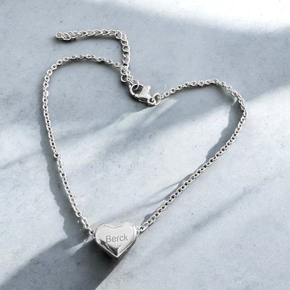 Puffed Heart Anklet